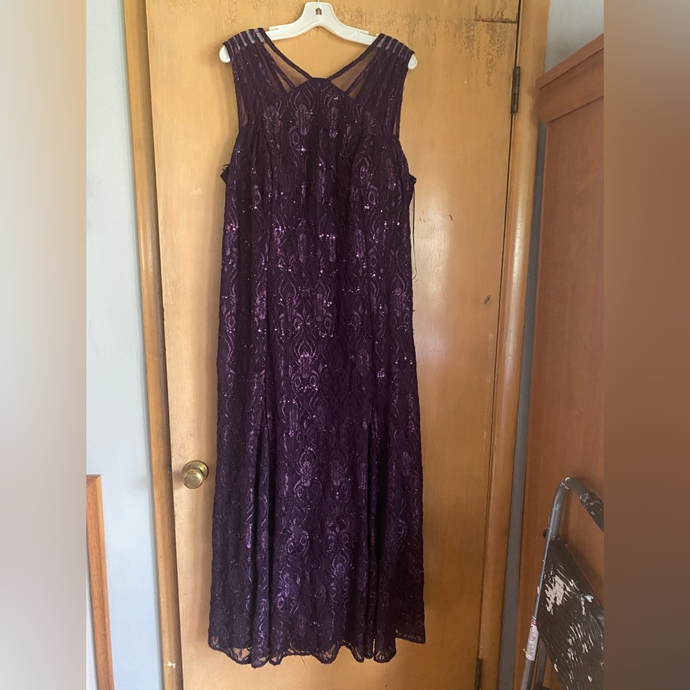Long sequence gown perfect for a wedding